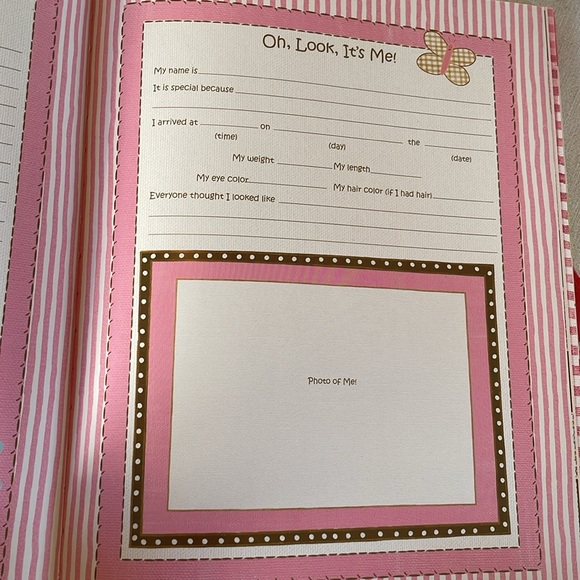 ABC and Me Memory Baby keepsake memory book, baby's first 5 years CR Gibson 2018 - Picture 10 of 15